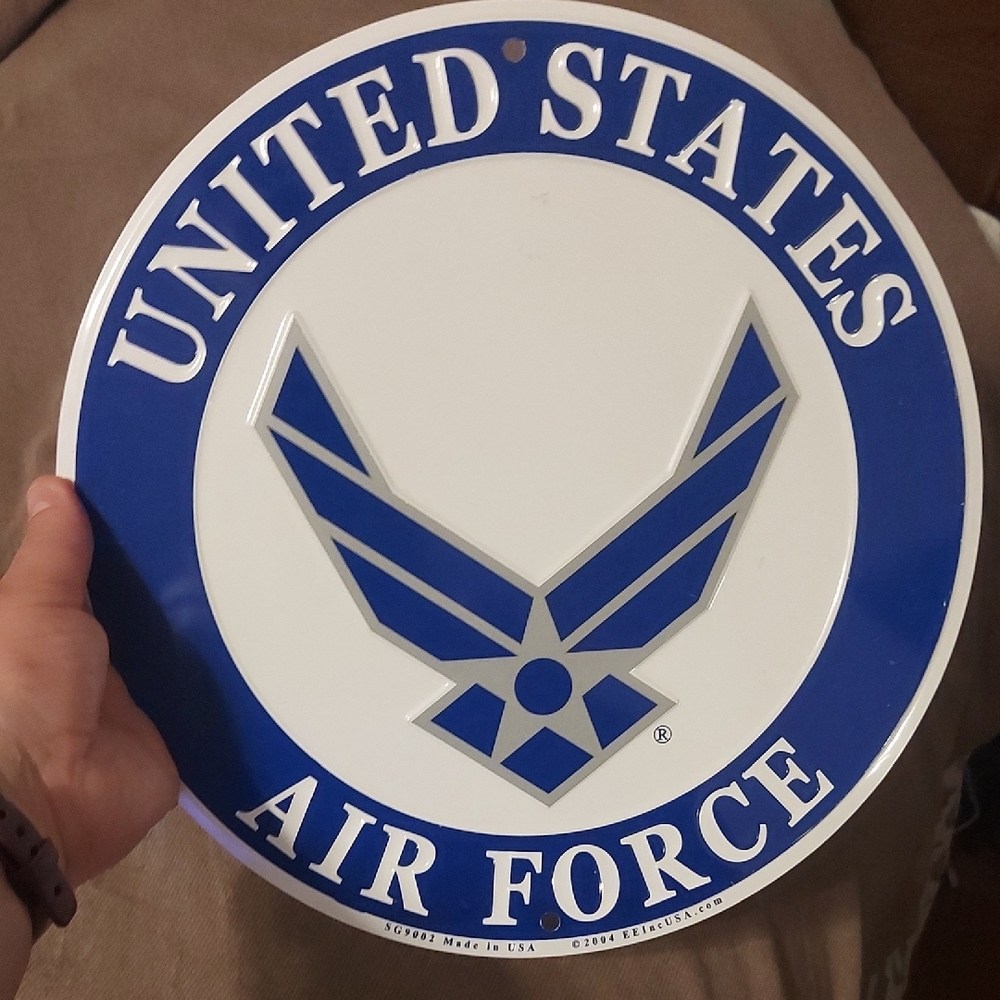 United States Air Force Round Sign